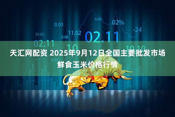 天汇网配资 2025年9月12日全国主要批发市场鲜食玉米价格行情